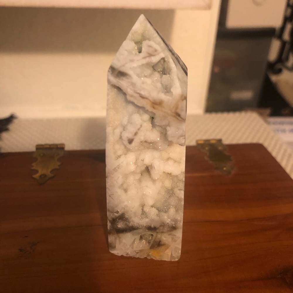 Sphalerite Tower w/ Druzy - Approx: 3.5”